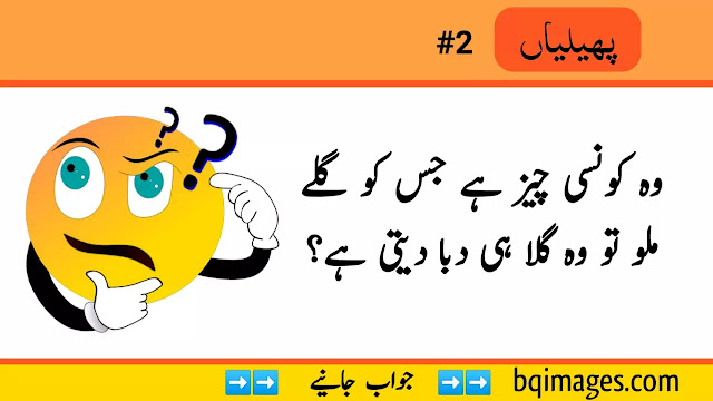 Riddles in Urdu with answers