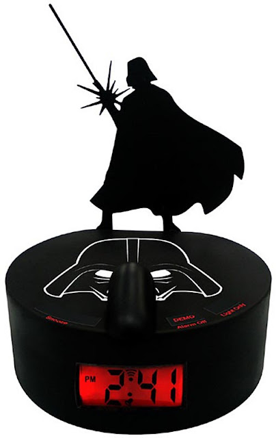 Real Dark Darth Vader Shadow Alarm Clock