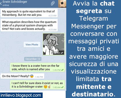 chat segreta telegram