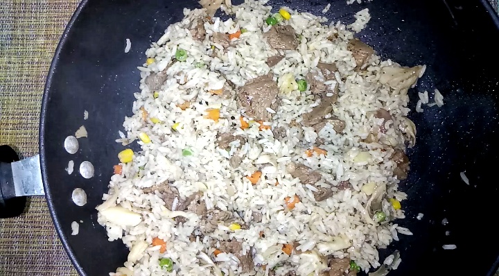 Resepi Nasi Goreng Cendawan Daging Black Pepper