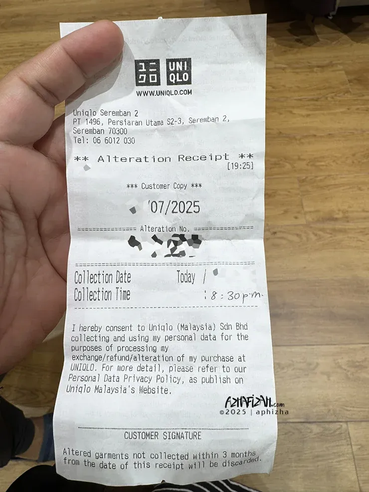 Hantar Alter Seluar Uniqlo Percuma Dan Cepat Siap Hantar Alter Seluar Uniqlo Percuma Dan Cepat Siap