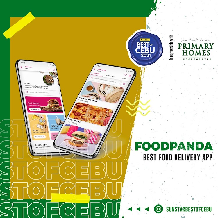 foodpanda: the best food delivery app in Cebu according to Sunstar's Best of Cebu awards