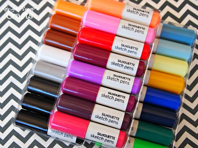Silhouette Sketch Pens