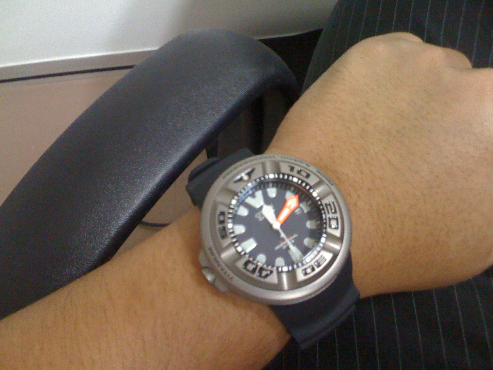The watch was bought from a dealer in Hong Kong at a very good price ...