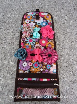 hair clip travel bag