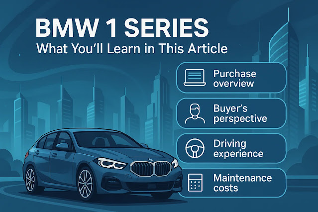 BMW 1シリーズを買った！この記事で分かること