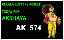 Kerala Lottery Result Today PDF