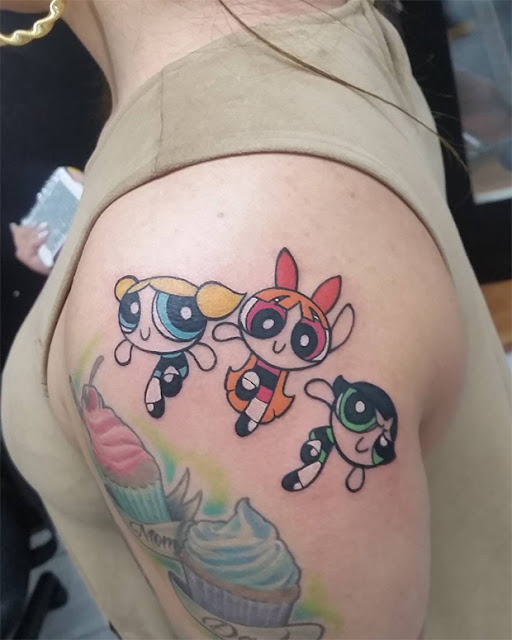 tatuagens das Meninas Superpoderosas