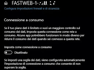 limitare connessione windows 10