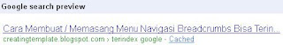 Cara Membuat / Memasang Menu Navigasi Breadcrumbs Bisa Terindex Google Cara Membuat / Memasang Menu Navigasi Breadcrumbs Bisa Terindex Google
