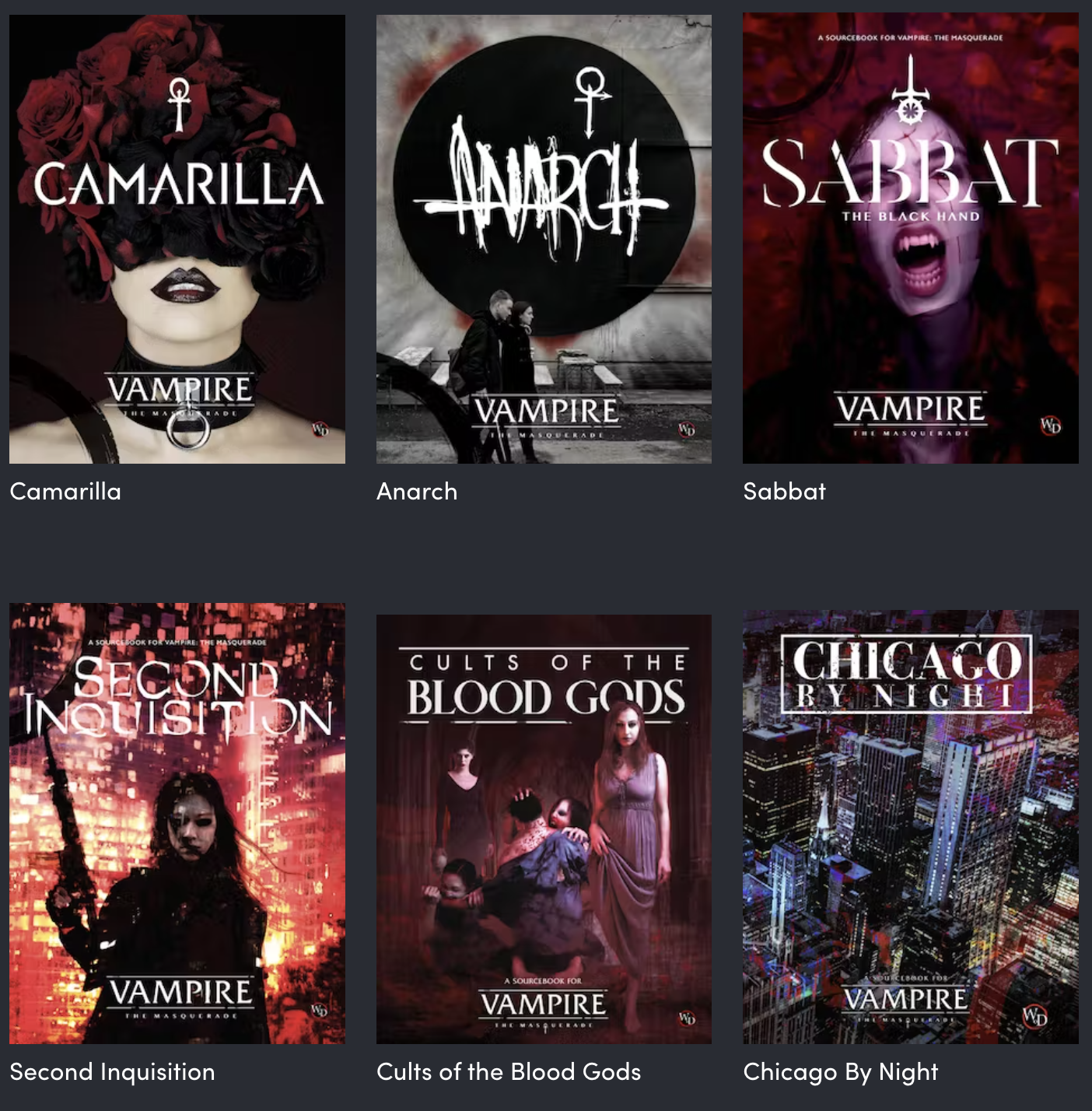 Vampire The Masquerade RPG Anarch – Shall We Play? The Games and More Store