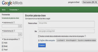 Google Adwords Keyword Tool