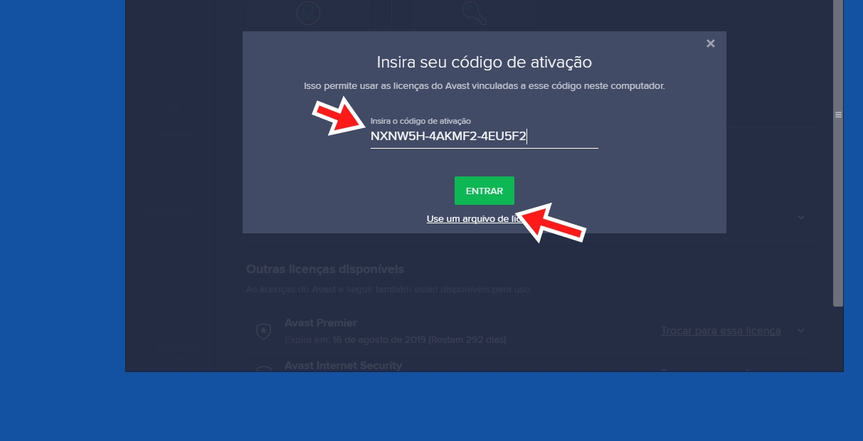 Codigo de ativação avast premier 2019