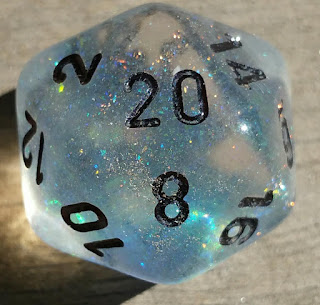 Chessex Aurora Borealis Confetti d20