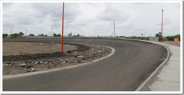Detalle curva velodromo Ciudad Constitucion