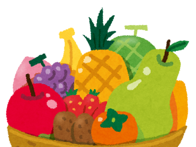 [最新] 果物 の イラスト 952345-果物のイラスト 無料 かわいい