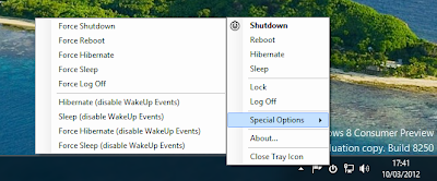 Cara Menambahkan Tombol Shutdown di Windows 8