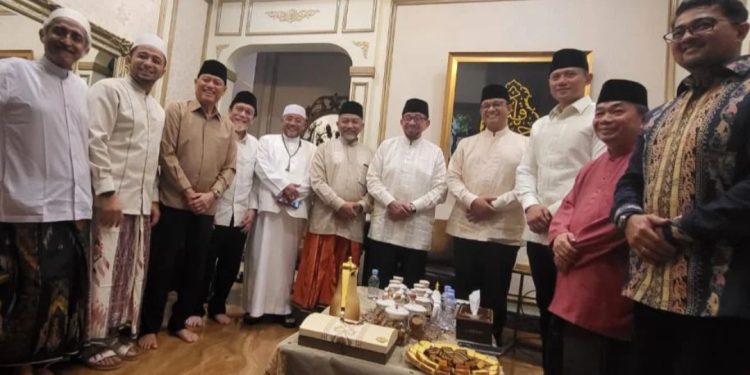 Presiden PKS Unggah Anies dan AHY Silaturahmi ke Ketua Majelis Syura PKS Salim Segaf Al Jufri