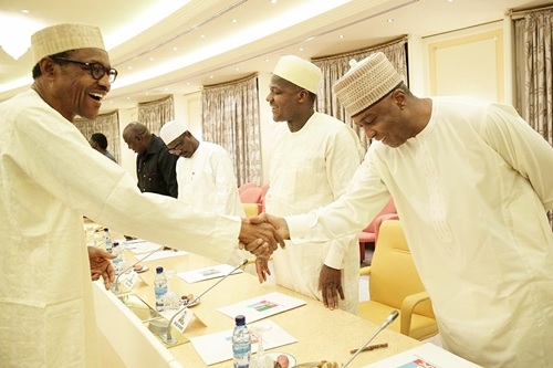 President Buhari Hosts G-19 APC Leaders at Aso Rock (Photos)