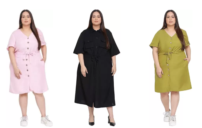 Plus, Size Daily Wear Dresses for Women