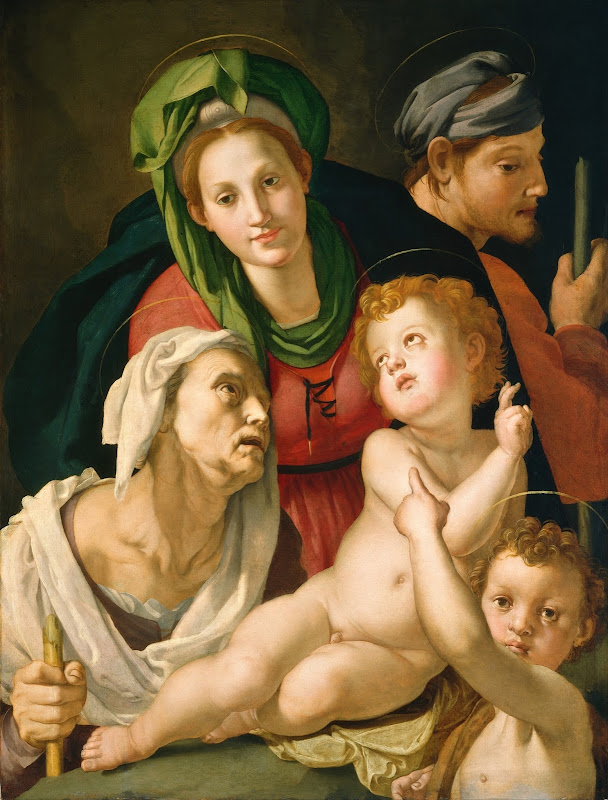 Agnolo Bronzino - The Holy Family (c.1527)