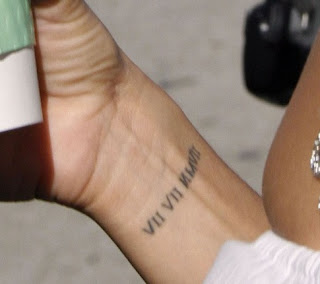 Eva Longoria hand tattoos