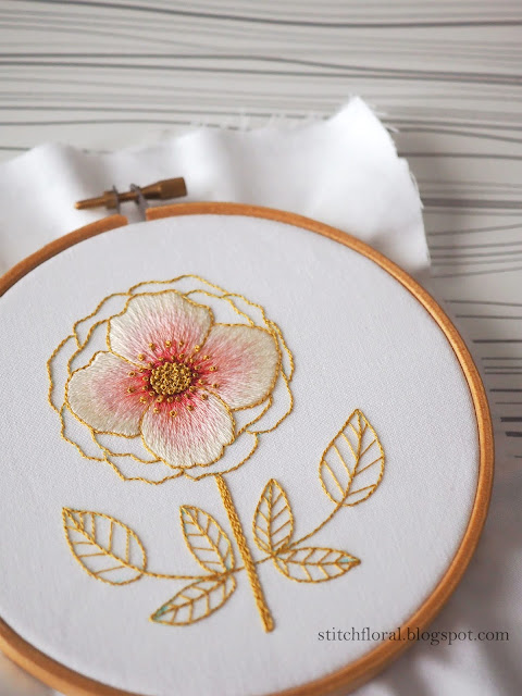 hand embroidery rose tutorial