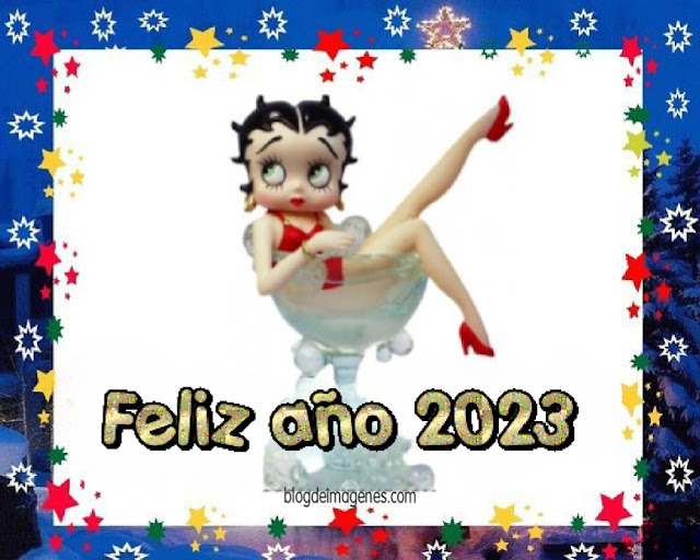 imágenes con Betty Boop en Navidad Año nuevo 2023