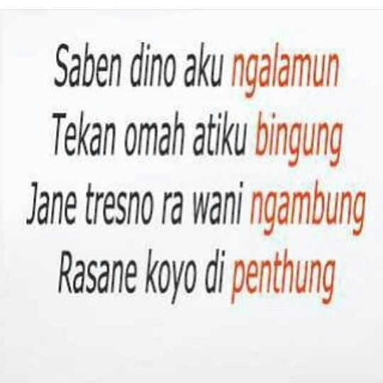  Gambar  DP BBM Kata Kata  Patah Hati Bahasa  Jawa  Motivasi