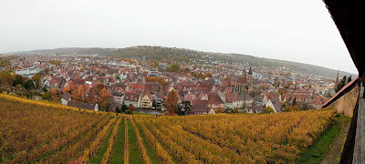 Panorámica de Esslingen desde el castillo