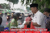 SMSI Jawa Timur Santuni Anak Yatim dan Bagikan Takjil Kepada Pengguna Jalan