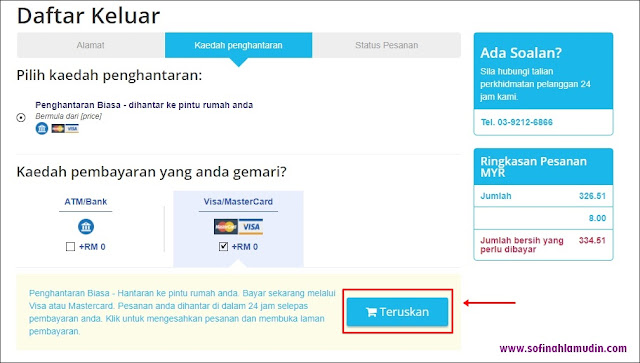Cara dan Kaedah Pembayaran Selepas Membida di CHILINDO Malaysia - Sofinah Lamudin