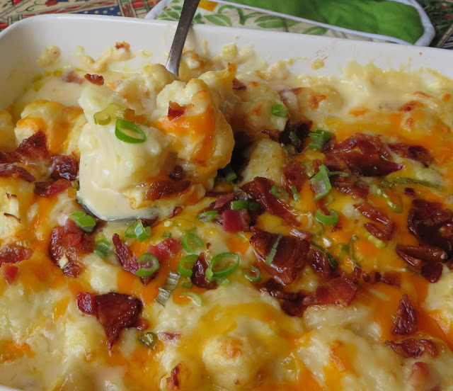 "All Dressed" Cauliflower Cheese