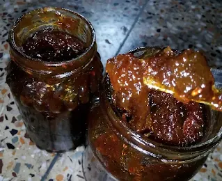Mango Pickle, Sweet and Sour Mango Pickle, Mango Pickle without oil, Bengali style Pickle Recipe.