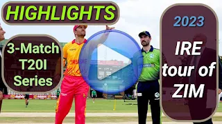 Ireland tour of Zimbabwe 3-Match T20I Series January 2023