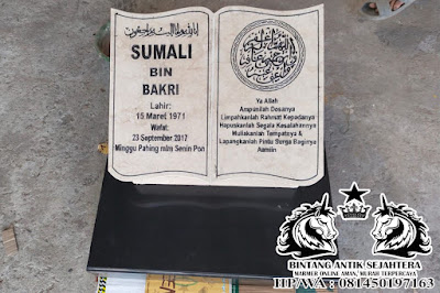 Nisan Buku Granit Kombinasi Marmer