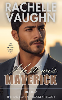 Marlowe's Maverick by Rachelle Vaughn bad boys of hockey romance books trilogy sports novels