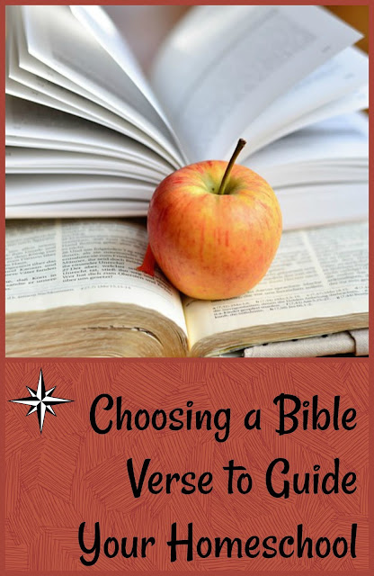 Choosing a Bible Verse to Guide Your Homeschool (at Heart and Soul Homeschool) on Homeschool Coffee Break @ kympossibleblog.blogspot.com