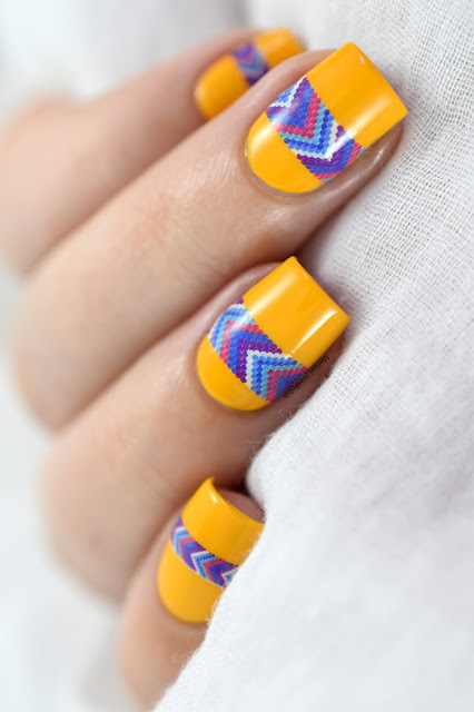 quick and easy aztec nail art