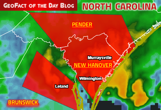 GeoFact of the Day 9/5/2019 North Carolina Tornado Warning 3