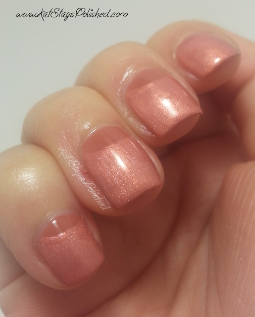 JulieG Nail Color - Chic Cipro & Southwest Sunset Half Moon Manicure