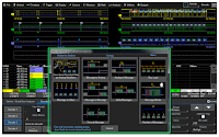 This snapshot shows a number of tools useful for serial-data debug