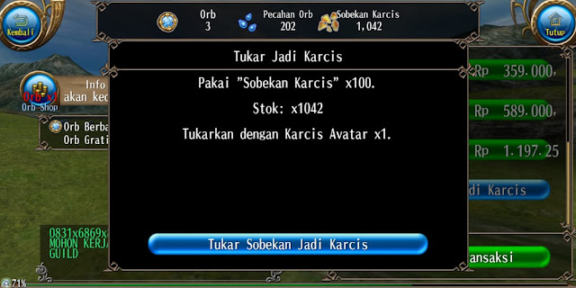 Sobekan karcis