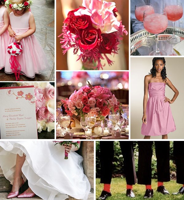 a pink wedding