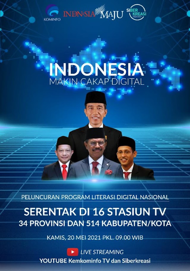 Gratis! Program Pelatihan Literasi Digital Nasional "Indonesia Makin Cakap Digital 2021" | GEN-ID 🇮🇩