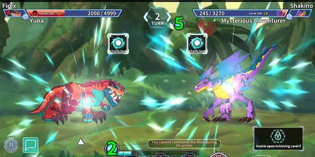 لعبة Legendino Dinosaur Battle | لعبة صراع الديناصورات ودمج القوي والمهارات ألعاب أونلاين