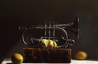 Bodegones Musicales en Claro Oscuro Pintura