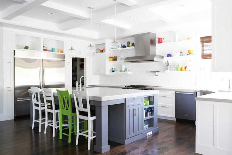 Modern Kitchen Floating Shelves