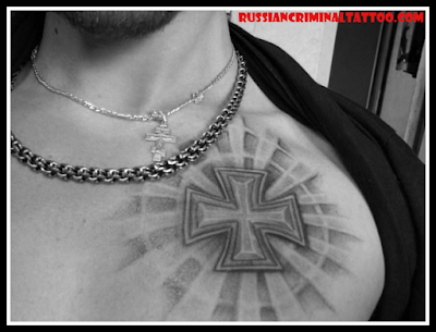 Iron cross tattoo