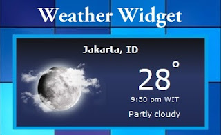 Cara Memasang Widget Cuaca/Weather di Blog